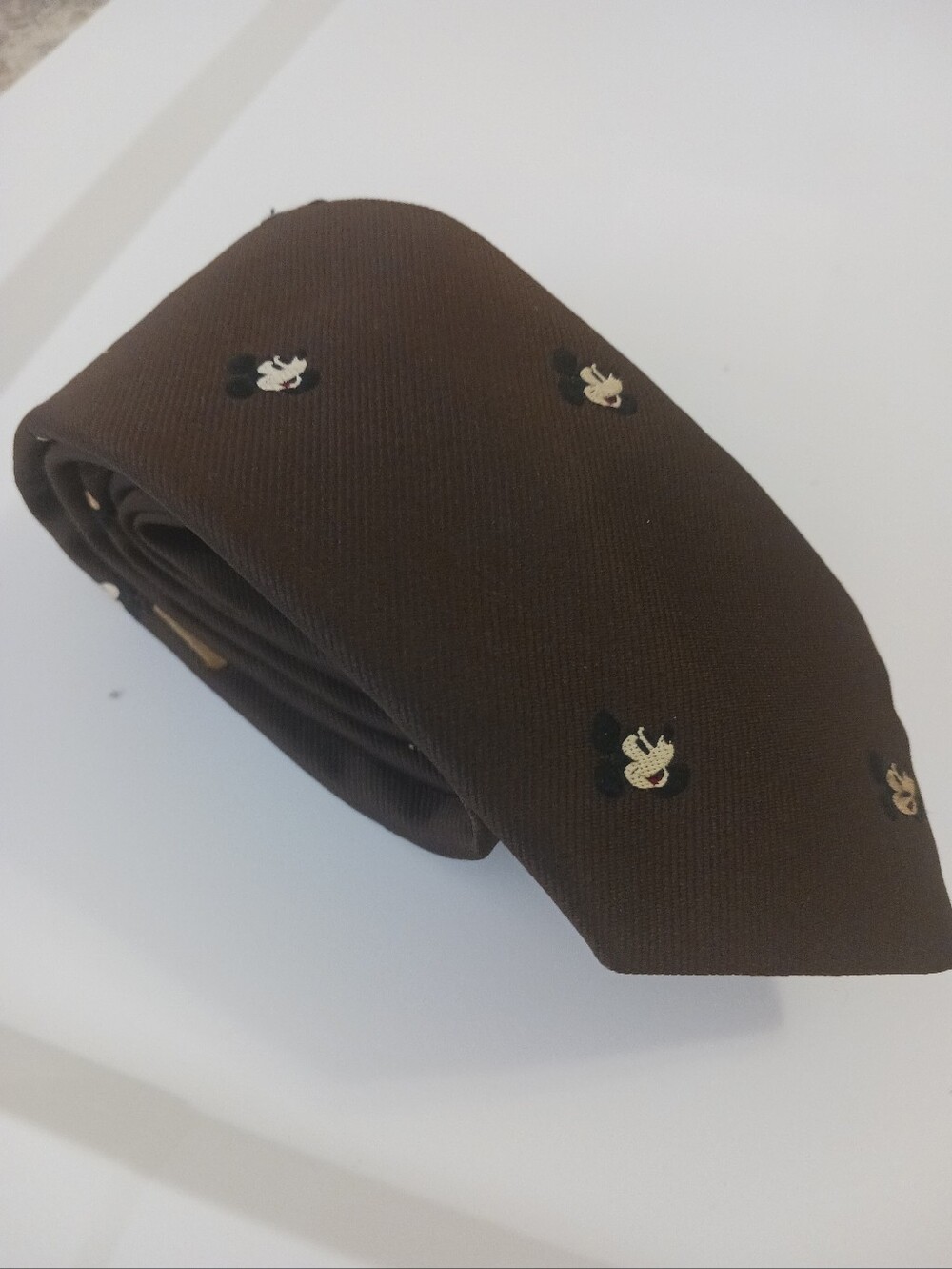 Cervantes Mickey Mouse Head Tie Vintage Collectible USA WDW